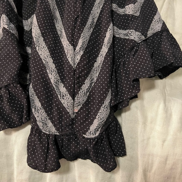 Intimately Free People Voile Trapeze Slip Dress Size XS in Black - Picture 3 of 4